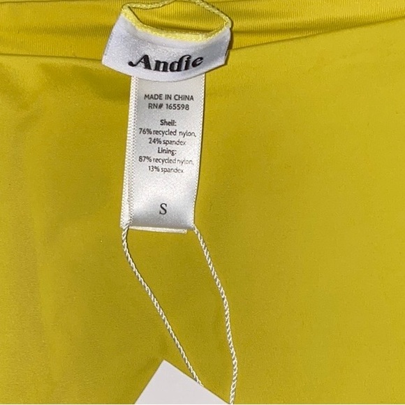 NWOT Andie Swim Bikini - Honeysuckle - Picture 2 of 6